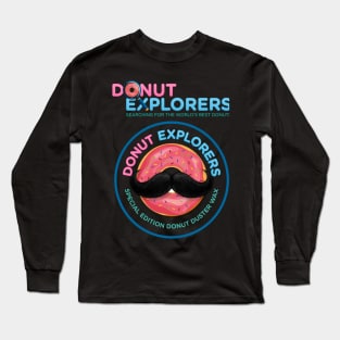 Donut Explorer Wax Combo Logo Long Sleeve T-Shirt